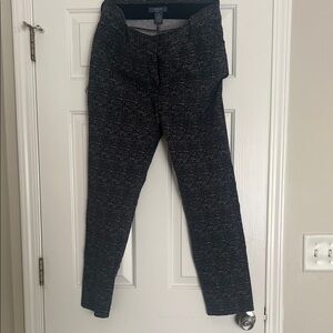 Women’s Black Speckled Dress Pants - Slim Taper